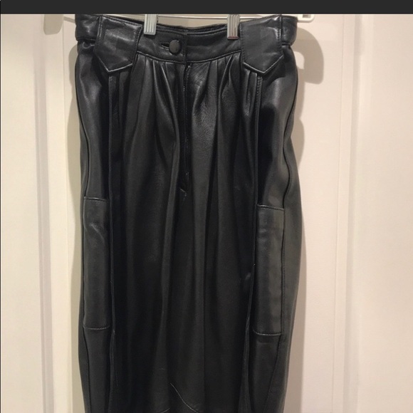 Black Leather Pants - Picture 1 of 1